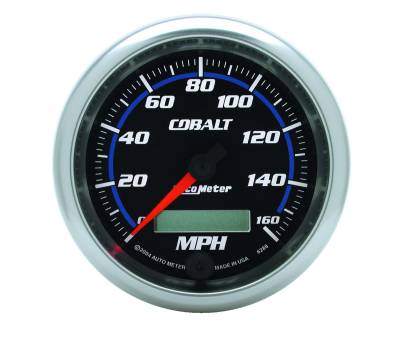 Auto Meter Gauge; Speedometer; 3 3/8in.; 160mph; Elec. Programmable; Cobalt 6288
