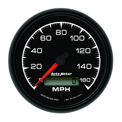 Auto Meter Gauge; Speedometer; 3 3/8in.; 160mph; Elec. Programmable; ES 5988
