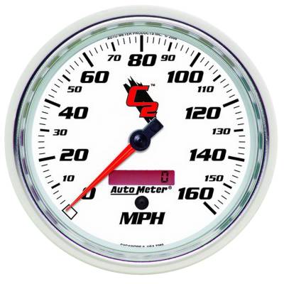 Auto Meter Gauge; Speedometer; 5in.; 160mph; Elec. Programmable; C2 7289