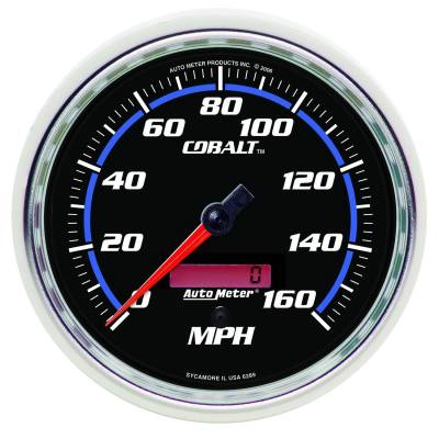 Auto Meter Gauge; Speedometer; 5in.; 160mph; Elec. Programmable; Cobalt 6289