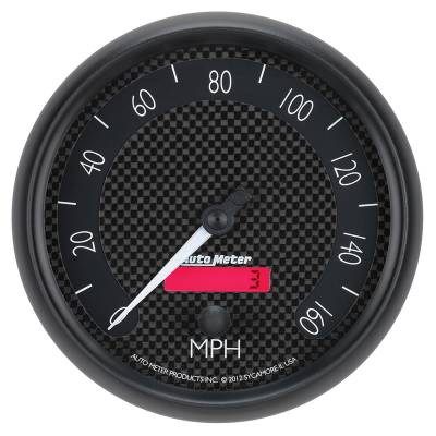Auto Meter Gauge; Speedometer; 5in.; 160mph; Elec. Programmable; GT 8089