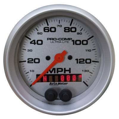 Auto Meter Gauge; Speedometer; 5in.; 140mph; GPS; Ultra-Lite 4481