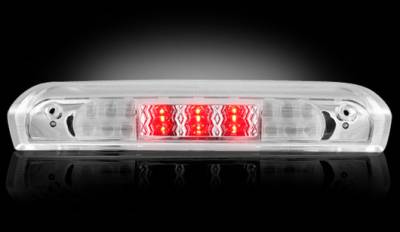 Recon Lighting - Dodge 02-08 RAM 1500 & 03-09 RAM 2500/3500 - Red LED 3rd Brake Light Kit w/ White LED Cargo Lights - Clear Lens - Image 2