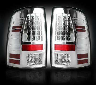 Dodge 13-15 RAM 1500 & 10-15 RAM 2500/3500 (Replaces Factory OEM LED Tail Lights) - Clear Lens