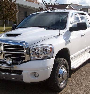 Recon Lighting - Dodge RAM 06-08 1500 & 06-09 2500/3500 PROJECTOR HEADLIGHTS - Clear / Chrome - Image 4