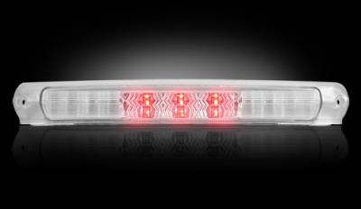 Recon Lighting - Ford 97-03 F150 & F250LD Light-Duty & Ford 00-04 Excursion - Red LED 3rd Brake Light Kit w/ White LED Cargo Lights - Clear Lens - Image 2