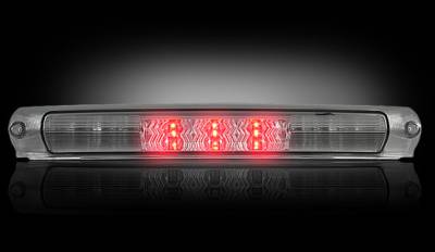 Recon Lighting - Ford 97-03 F150 & F250LD Light-Duty & Ford 00-04 Excursion - Red LED 3rd Brake Light Kit w/ White LED Cargo Lights - Smoked Lens - Image 2