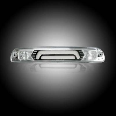 Recon Lighting - Ford 99-17 Superduty F250HD/350/450/550 & 95-03 Ranger & Ford Explorer Sport Trac 01-05 - ULTRA HIGH POWER Red LED 3rd Brake Light Kit w/ ULTRA HIGH POWER CREE XML White LED Cargo Lights - Clear Lens - Image 1