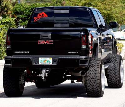 Recon Lighting - GMC Sierra 15-16 2500/3500 (Fits 3rd GEN Single-Wheel ONLY) LED TAIL LIGHTS - Smoked Lens - Image 4