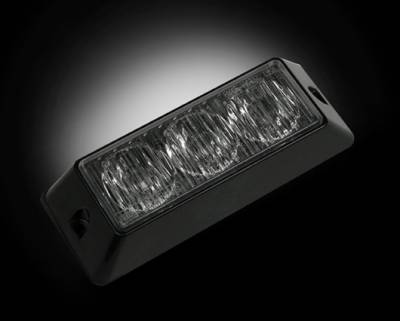 Recon Lighting - 3-LED 12 Function 3-Watt High-Intensity Strobe Light Module w Black Base - Amber Color - Image 2