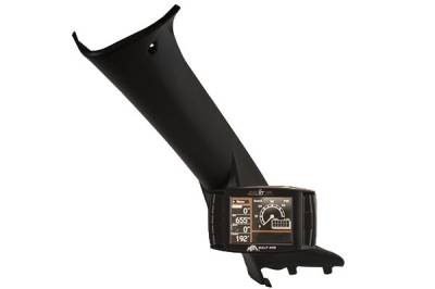 Custom A-pillar Mount, paintable, for GT with T-slot adapter - Dodge Ram '13-'16 (without leather dash)