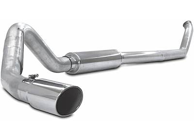 Exhaust Systems / Manifolds - Turbo Back Single - Jamo Performance Exhaust  - 2003-2004 Dodge 4" Race Exhaust with Muffler