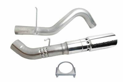 Exhaust Systems / Manifolds - DPF Back Single - Gibson Performance Exhaust - Gibson Performance Exhaust 2011-2016 GM Filter-Back Single Exhaust System, Stainless