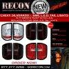 Recon Lighting - Chevy Silverado 16-17 1500/2500/3500 (Replaces Factory OEM LED Tail Lights ONLY – Also Fits GMC Sierra 15-17 Dually Body Style with Factory OEM LED Tail Lights ONLY) OLED TAIL LIGHTS – Smoked Lens - Image 4