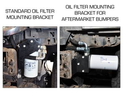 Bullet Proof Diesel - Oil Filter Bracket, Aftermarket Bumper, BPD Oil Cooler System, 03-07 F-Series 6.0L - Image 4