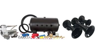 Exterior Accessories - Towing/Pulling & Cargo - HornBlasters - HornBlasters Nathan AirChime K3 540 Train Horn Kit