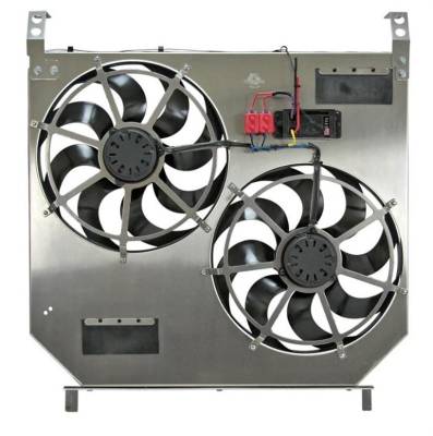 Flex-A-Lite Fan Electric 15" dual shrouded with VSC, 2004 to 2007 Ford 6.0L Diesel 274